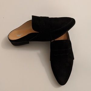 Dr. Scholl's Black Velvet Mules